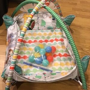 Vibrant Jungle Play Gym with Ball Set